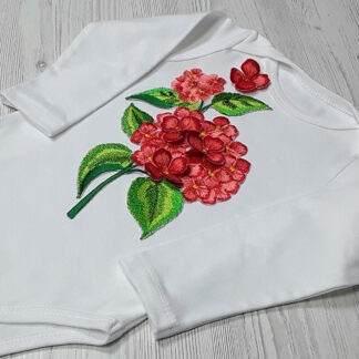 Flower set Hydrangea machine embroidery design – Birochka Embroidery