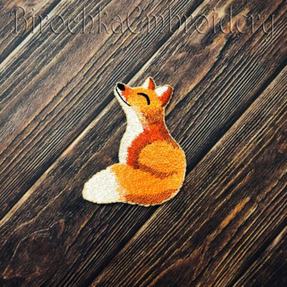 fox Machine Embroidery Design